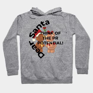 DEAR SANTA: THINK OF THE PR POTENTIAL Hoodie